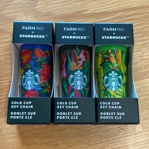 FARM Rio x Starbucks Colorful Keychain Trio (LE)